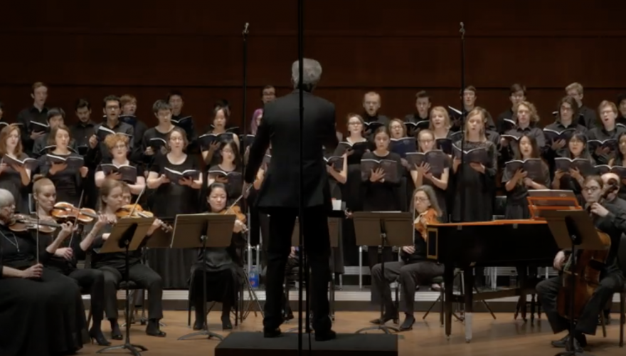 The Grinnell Singers, conducted by John Rommereim