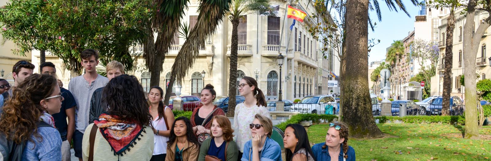 Global Learning Program visits with non-governmental organization in Ceuta, Spain