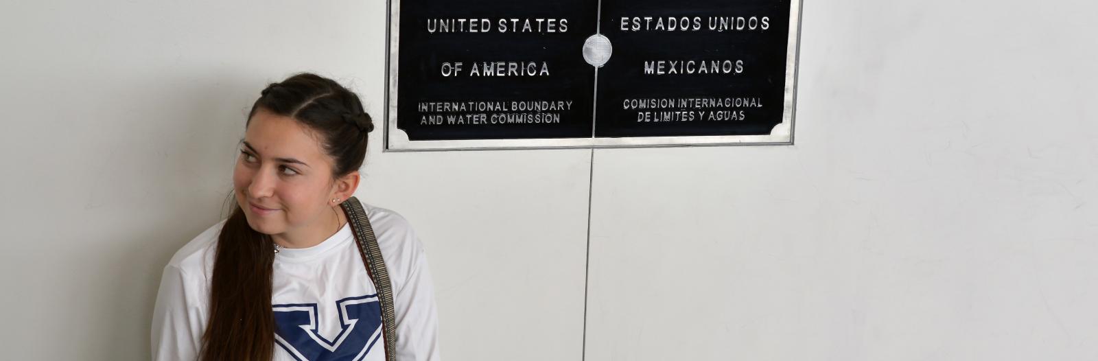 Valencia Alvarez on the US-MEXICO border