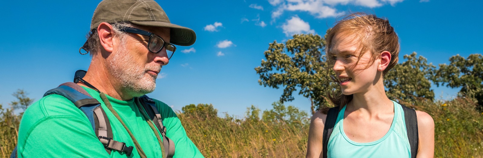 Professor Eckhart and student at CERA