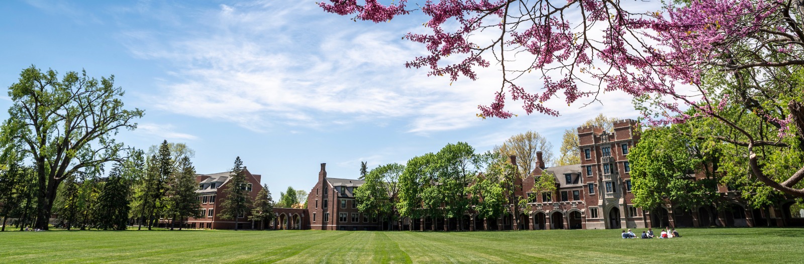 north campus in the spring