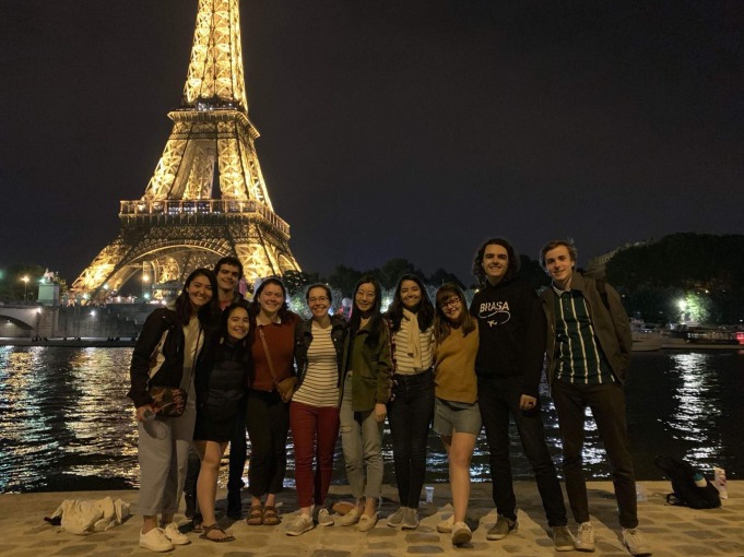 Group photo in Paris