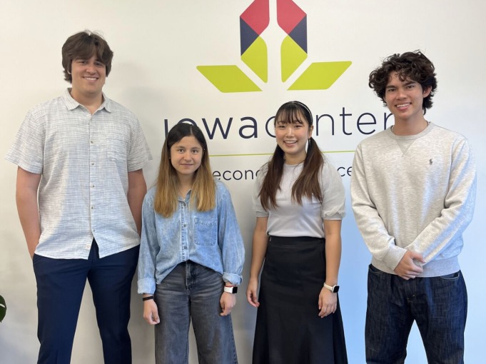 Me and my fellow interns at the Iowa Economic Center.