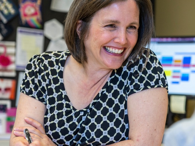 Mary Jane Shroyer, director of the health professions career community