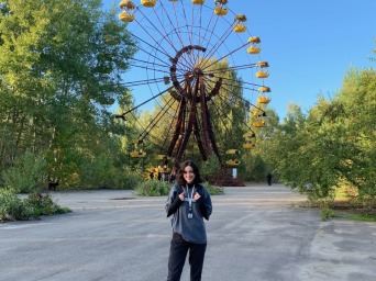 Sophia Jackson at Chernobyl