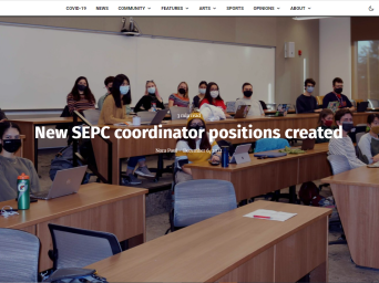 Image of students in classroom with text New SEPC coordinator positions created
