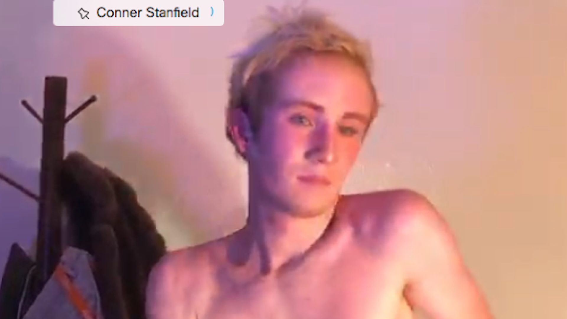 Conner shirtless performance 