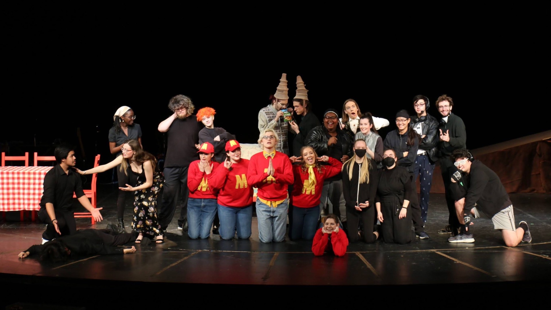 Funny theater group photo!