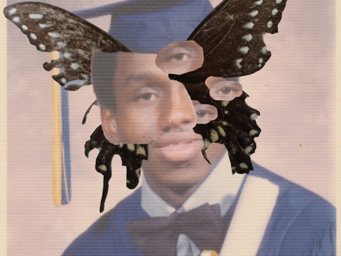 Damon Davis, Graduation 2, digital collage, 2019