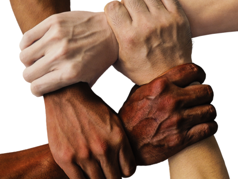 Various hands of color