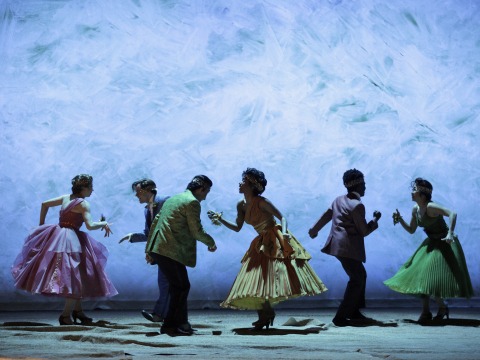 A scene from Matthew Aucoin’s Eurydice. Photo: Cory Weaver / LA Opera