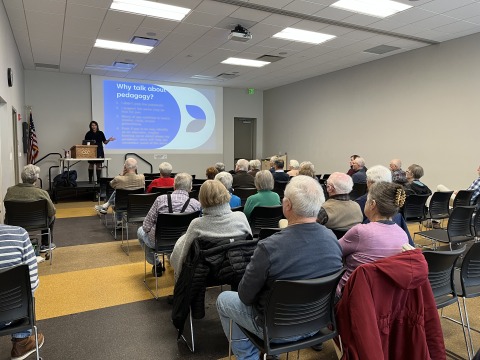 Professor Karla Erickson Teaching the Bucket Course