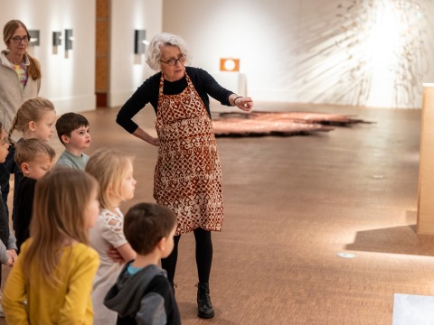 Tilly Woodward with GC Preschool Students 