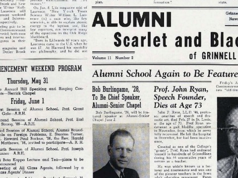 Archived Scarlet and Black student newspaper