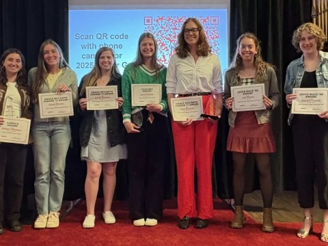 Women's Honor G Award recipients 