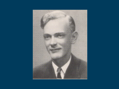 William Gruenwald ’42 during his senior year, 1940 Cyclone yearbook.