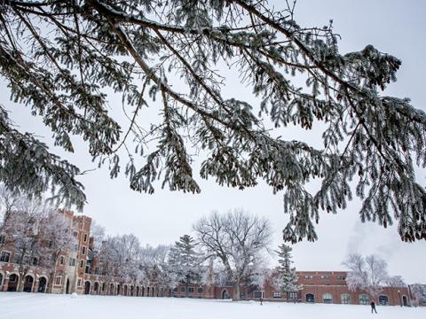 North campus in the winter