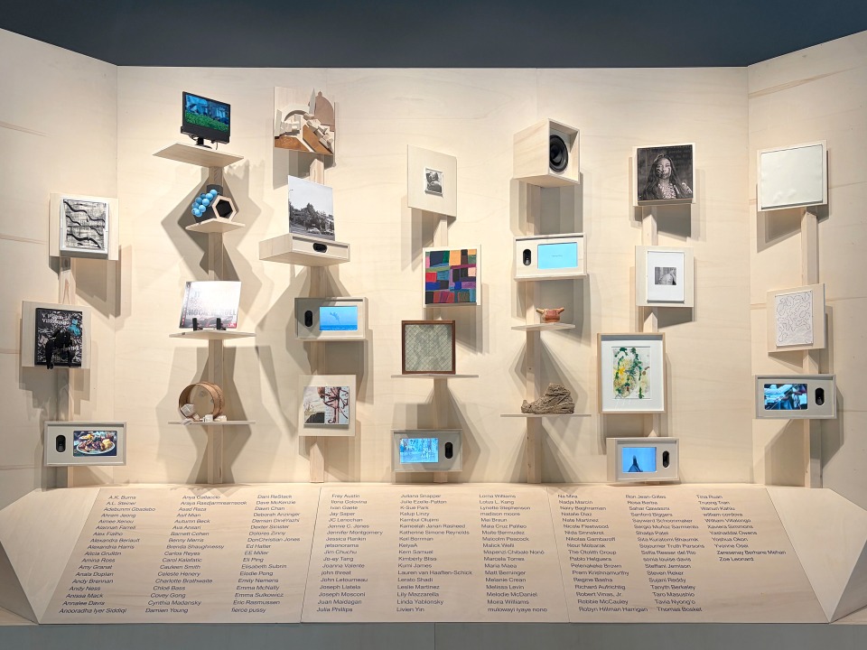 Installation view of Chimera, 2026. Presentation by Denniston Hill in the 61st International Art Exhibition of La Biennale di Venezia — In Minor Keys, curated by Koyo Kouoh. Courtesy of ©Villalongo Studio LLC and Susan Inglett Gallery, NYC.