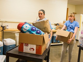 SALSC members organize a donation