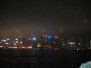 Hong Kong light show
