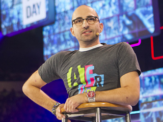 Spencer West on stage