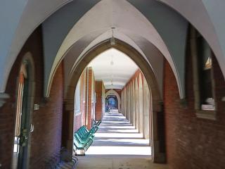 Campus loggia arches
