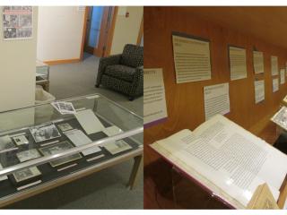 Exhibits in Burling Library