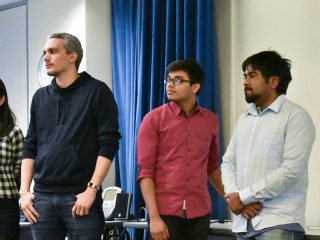 Nikunj Agrawal and three other participants at Impact Fellowship