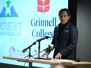 JT Thayer announces partnership with Techstars at press conference