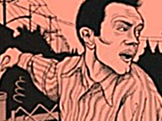 Man hiding unknown item