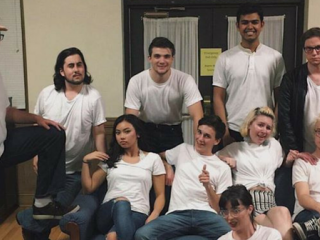 Members of Grinnell Improv