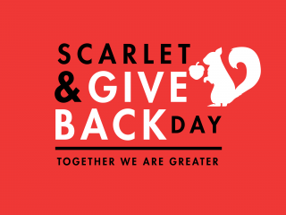 Scarlet and give back day. Together we are better.