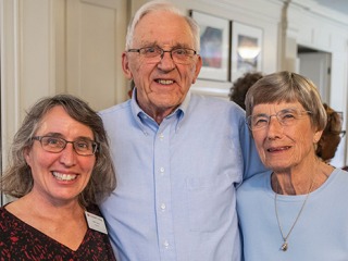 Leslie Lyons, Luther Erickson, and Jenny Erickson