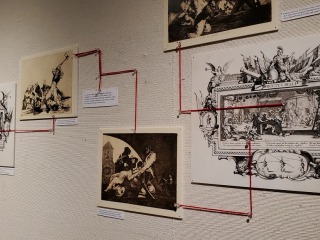 Student exhibit in Burling Gallery