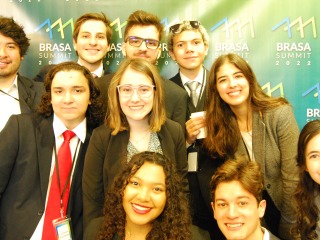 Group of 10 students at BRASA Summit 2022