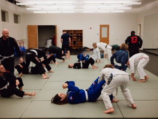 The Brazilian Jiu Jitsu Club in Action