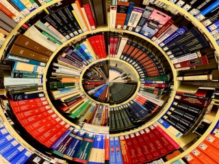 Books in a circle
