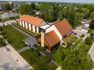The new Admission and Student Financial Services building