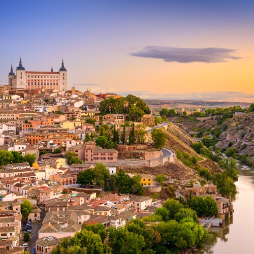 Skyline view of Toledo, Spain