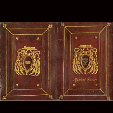 Brown book with title Against Reason