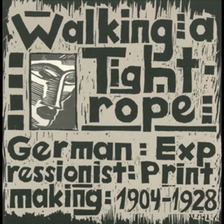 Grey sqaure with black words "Walking a Tight rope"