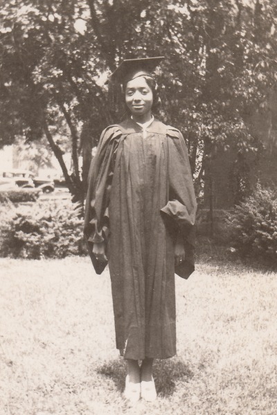 Edith upon her graduation from Grinnell College in June 1937